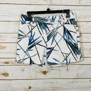 The 5'' Short white/ blue printed women's shorts 4